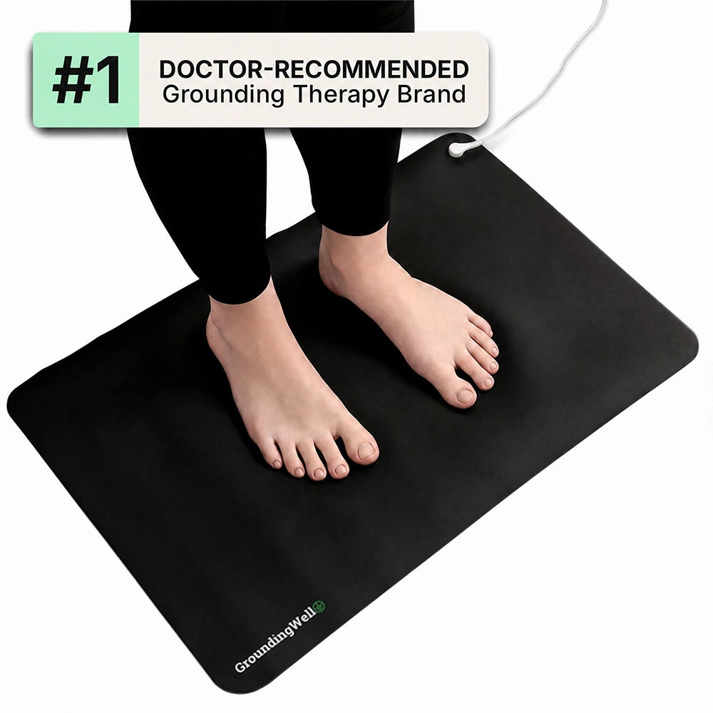 Barefoot on Grounding Mat